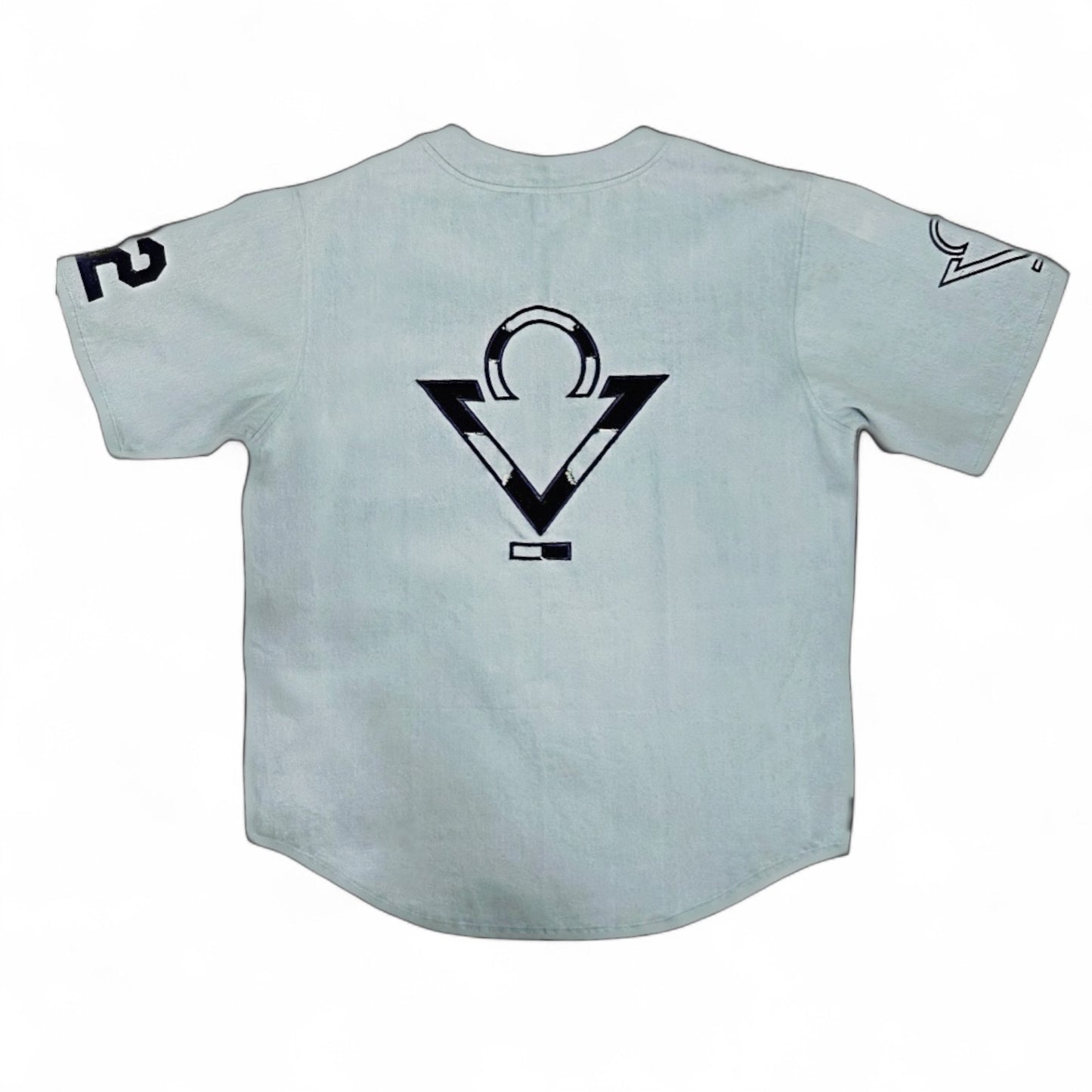 Base Ball denim patches jacket